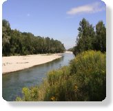 Der Lech nahe Augsburg